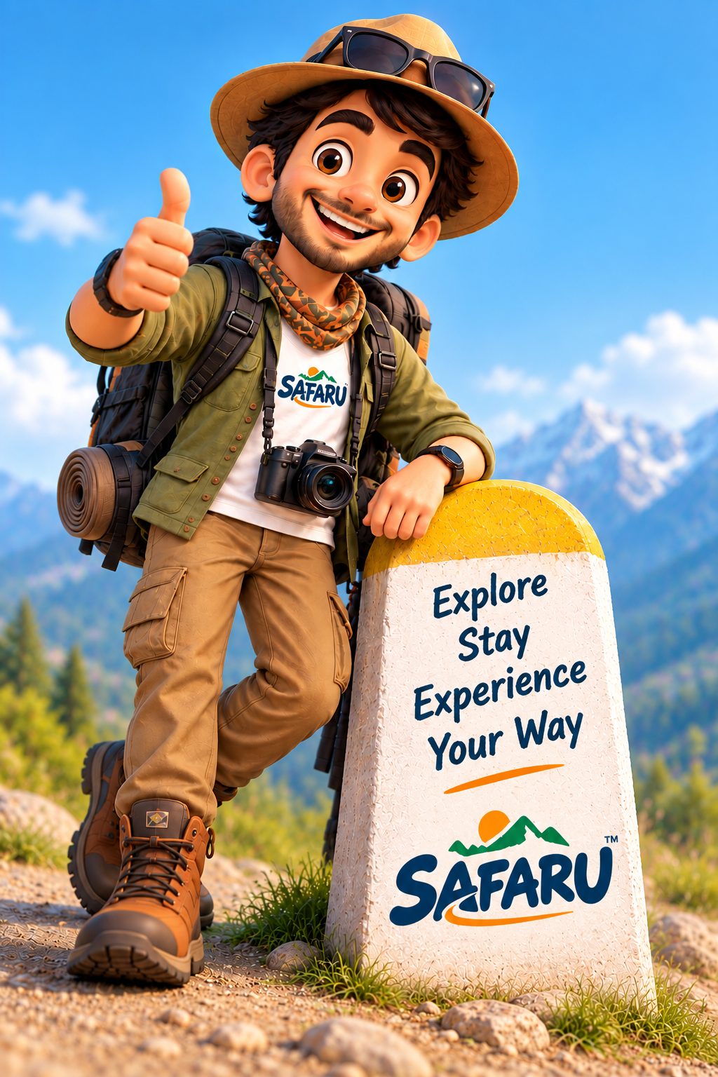 SAFFARU travel mascot